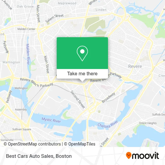 Best Cars Auto Sales map