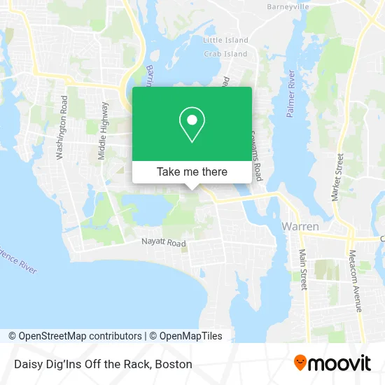 Daisy Dig’Ins Off the Rack map