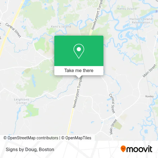 Signs by Doug map
