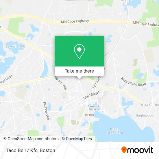 Taco Bell / Kfc map