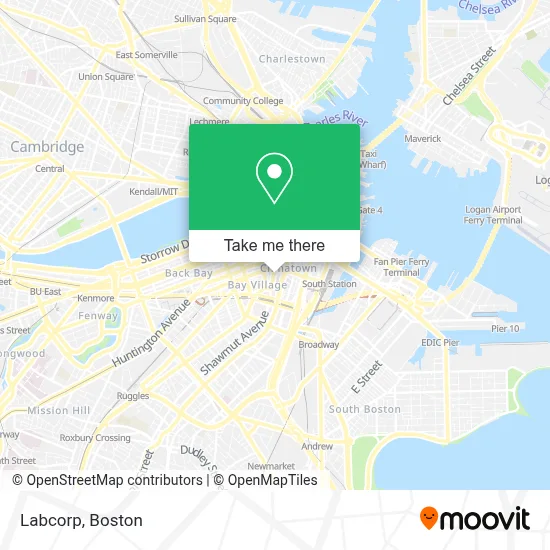 Labcorp map