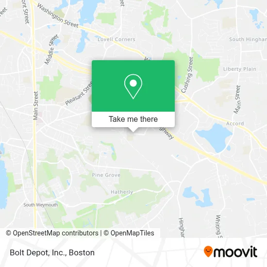 Bolt Depot, Inc. map