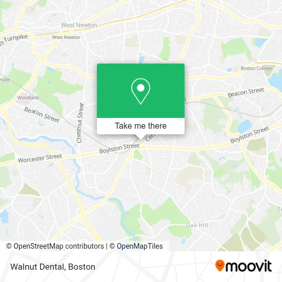 Walnut Dental map