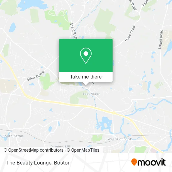 The Beauty Lounge map