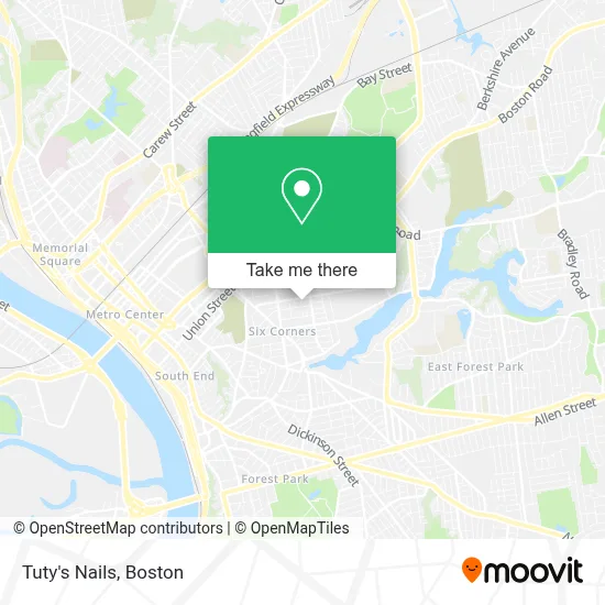 Tuty's Nails map