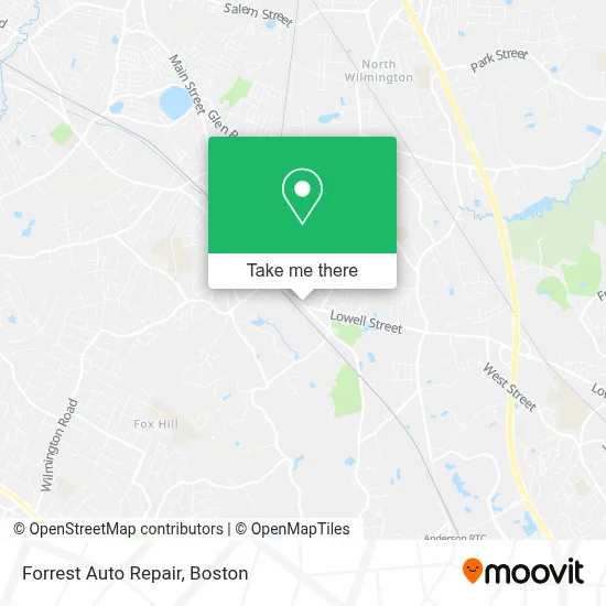 Forrest Auto Repair map