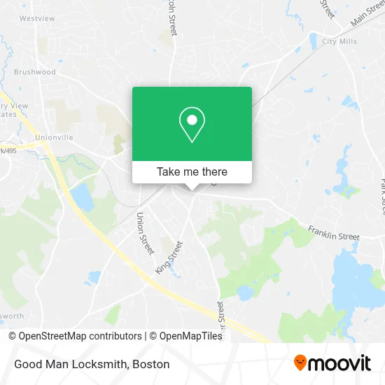 Good Man Locksmith map