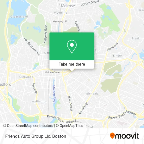 Friends Auto Group Llc map