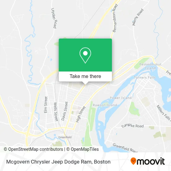 Mcgovern Chrysler Jeep Dodge Ram map