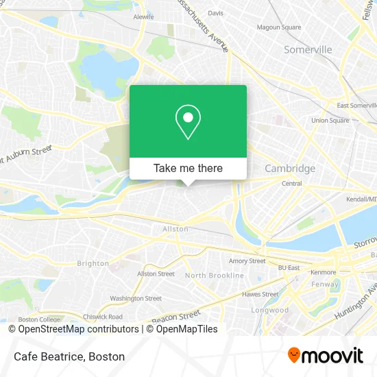 Cafe Beatrice map