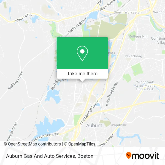 Auburn Gas And Auto Services map