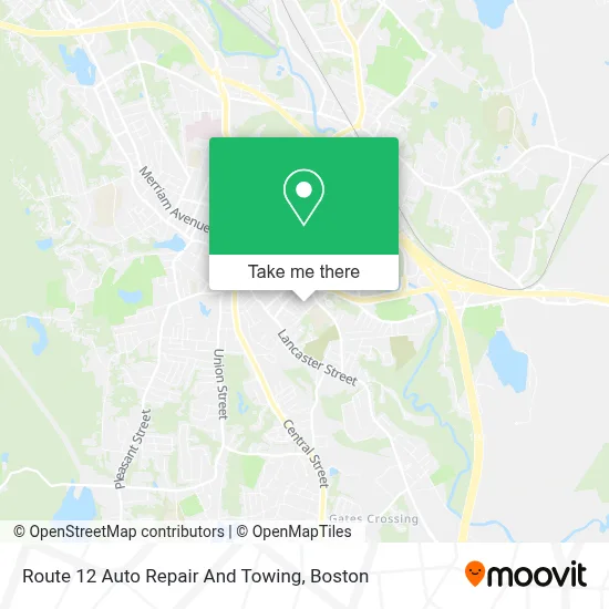 Route 12 Auto Repair And Towing map