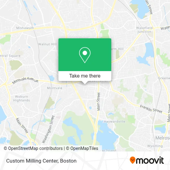 Custom Milling Center map