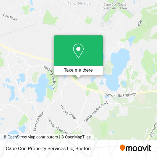 Cape Cod Property Services Llc map