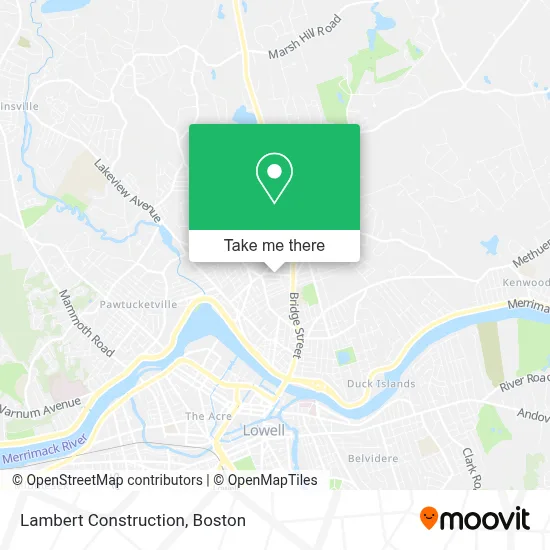 Lambert Construction map