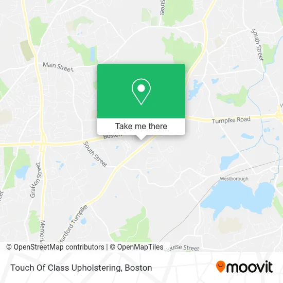 Touch Of Class Upholstering map