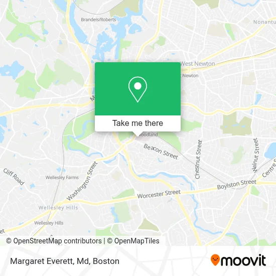 Margaret Everett, Md map