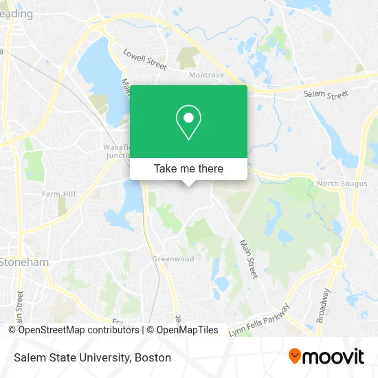 Salem State University map