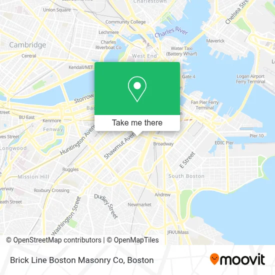 Brick Line Boston Masonry Co map