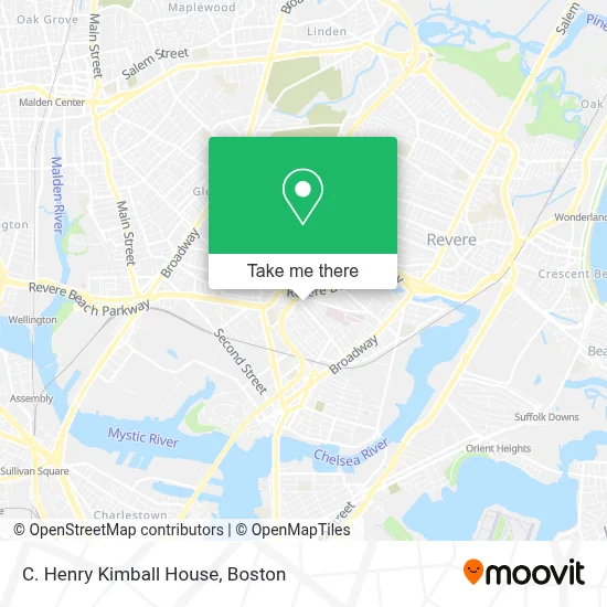 C. Henry Kimball House map