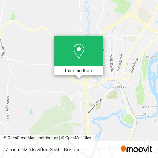 Zenshi Handcrafted Sushi map