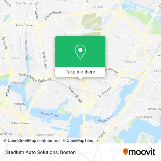 Stadium Auto Solutions map