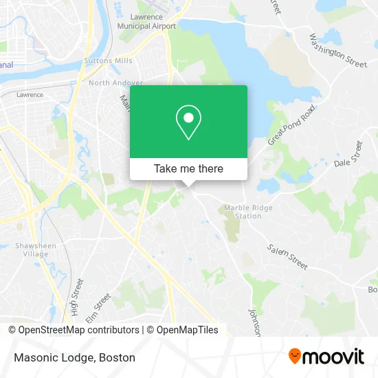 Masonic Lodge map