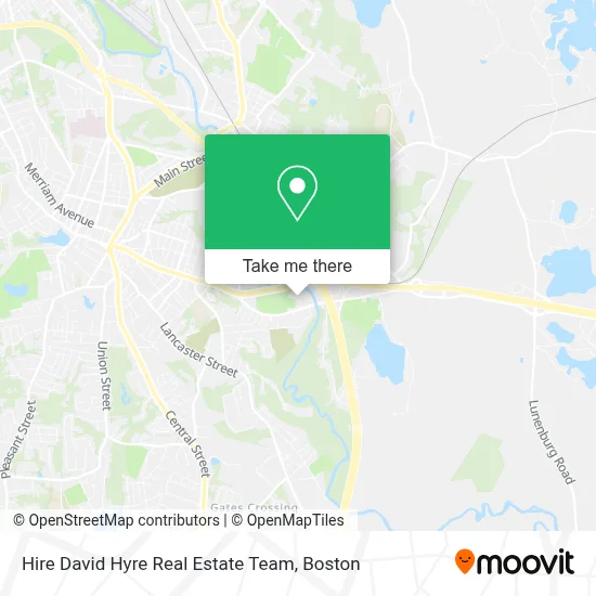 Hire David Hyre Real Estate Team map