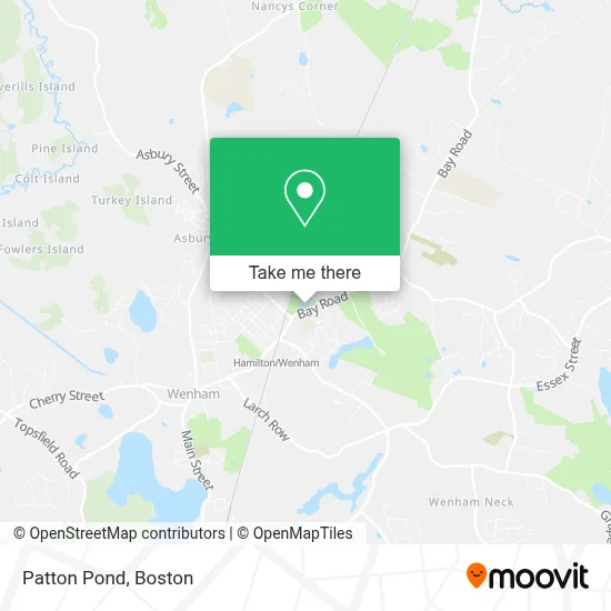 Patton Pond map