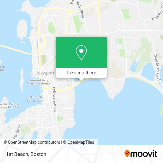 1st Beach map