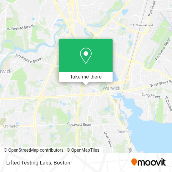 Lifted Testing Labs map