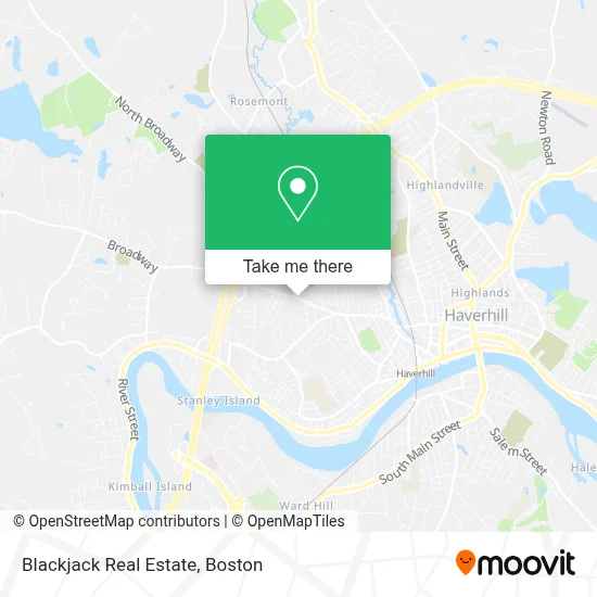 Blackjack Real Estate map