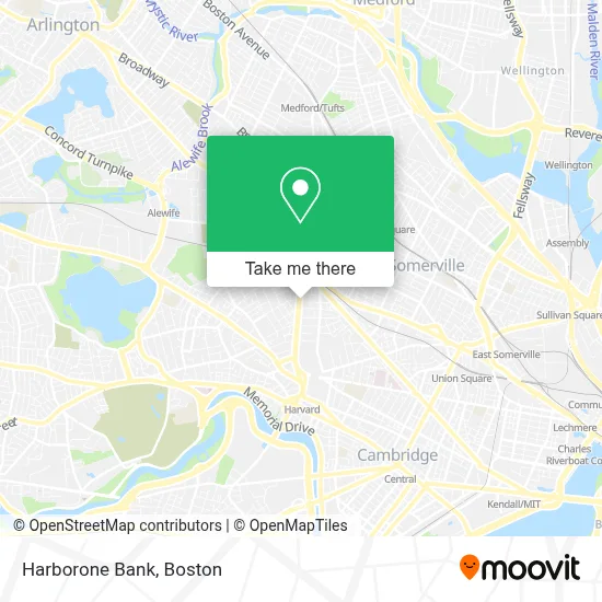 Harborone Bank map
