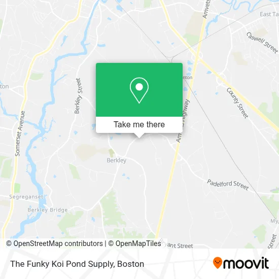 The Funky Koi Pond Supply map