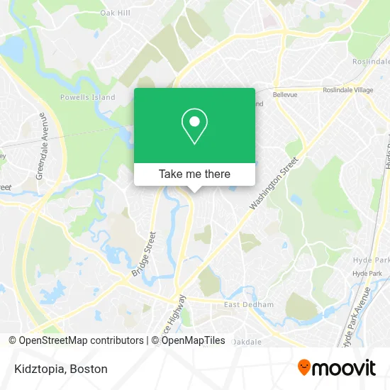 Kidztopia map