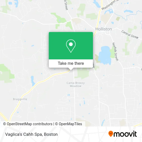Vaglica's Cahh Spa map