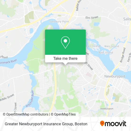 Greater Newburyport Insurance Group map