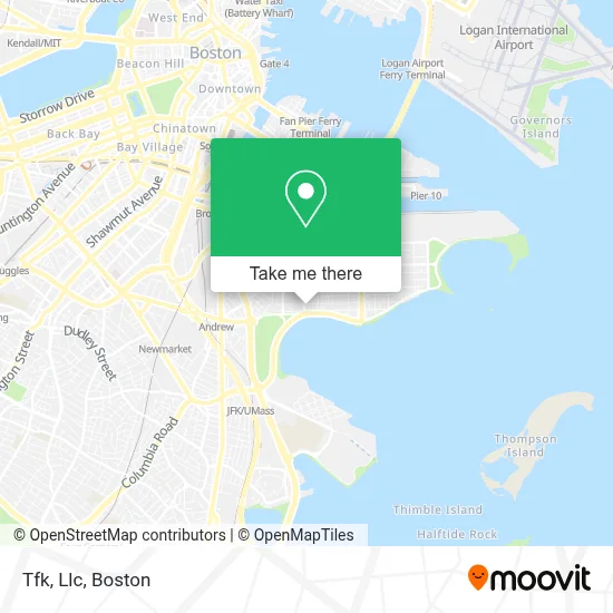 Tfk, Llc map