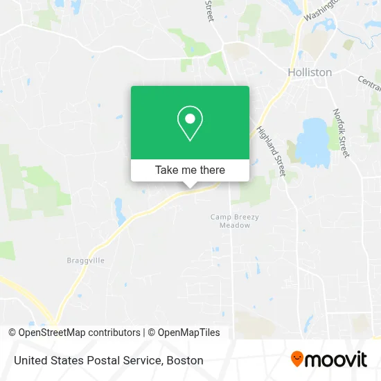 United States Postal Service map