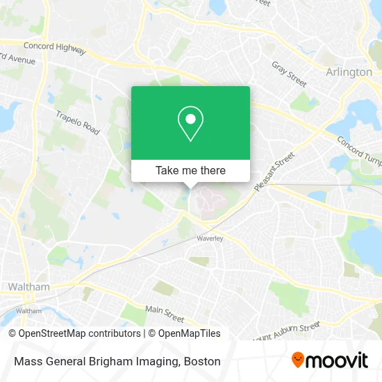 Mass General Brigham Imaging map