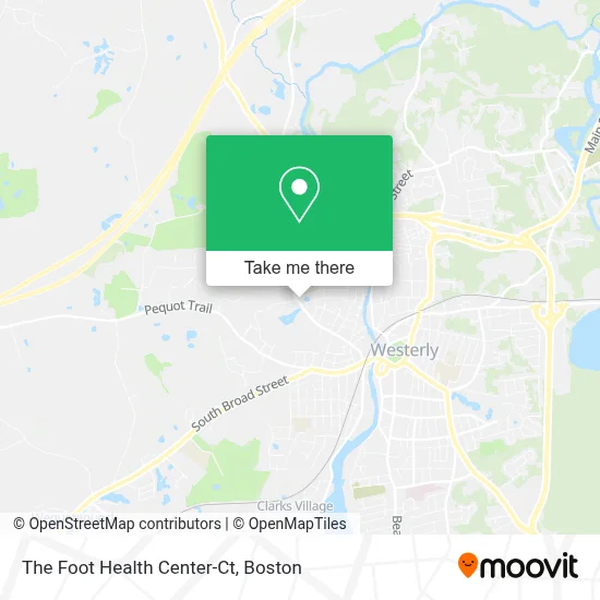 The Foot Health Center-Ct map