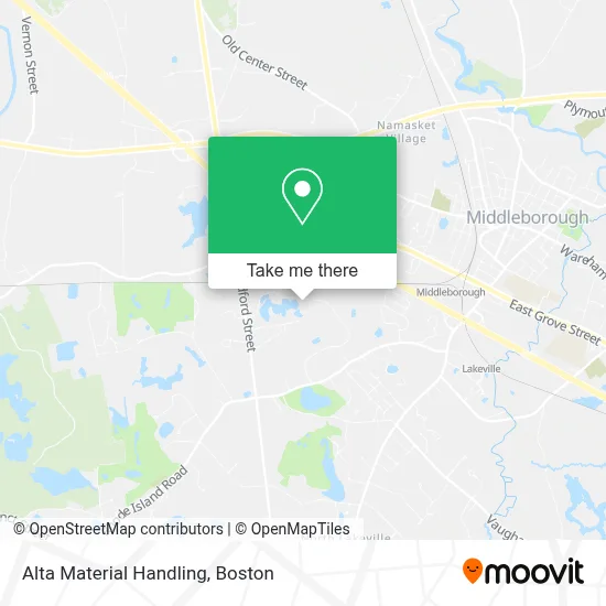 Alta Material Handling map