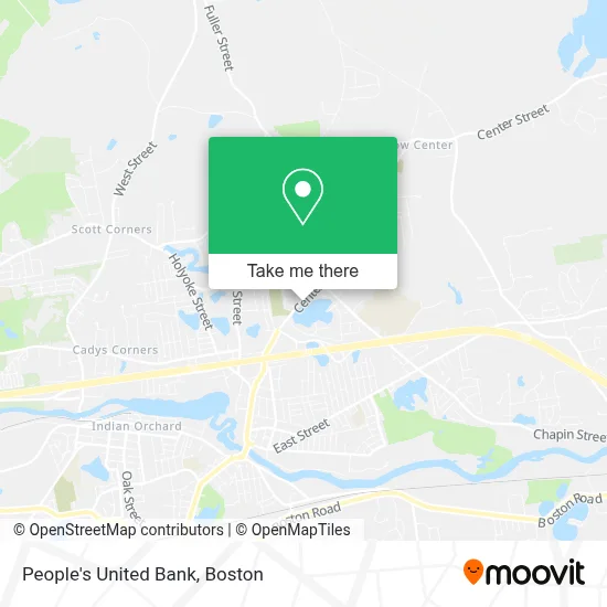 People's United Bank map