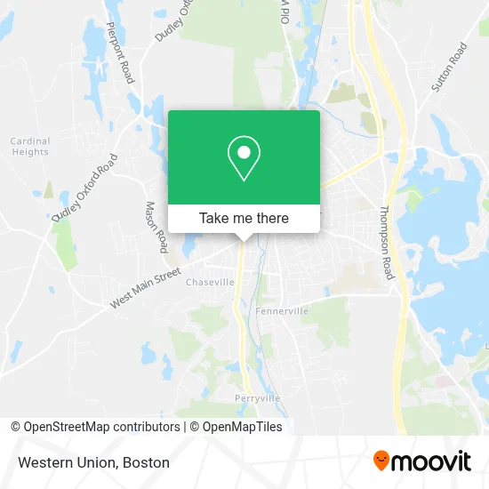 Western Union map