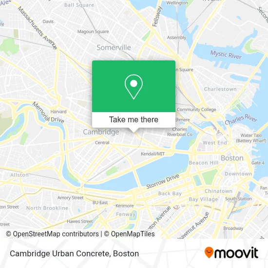 Cambridge Urban Concrete map