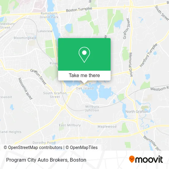 Program City Auto Brokers map