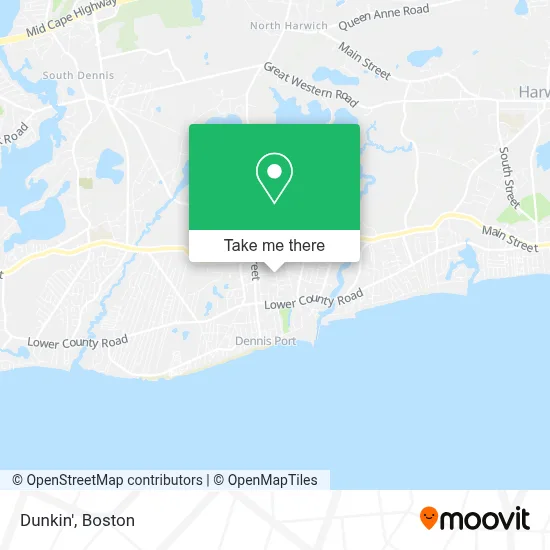 Dunkin' map