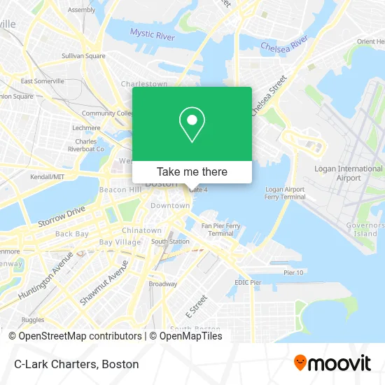 C-Lark Charters map