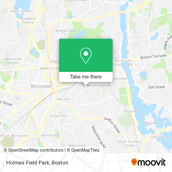 Holmes Field Park map