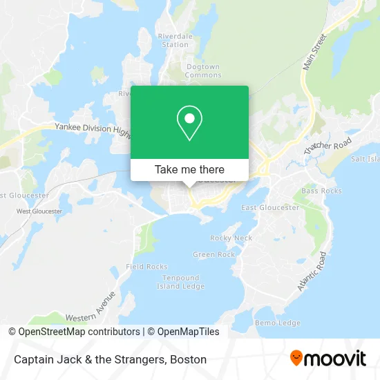 Captain Jack & the Strangers map